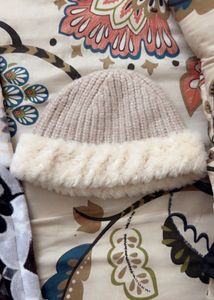 Cute Beanie with Furry Trim