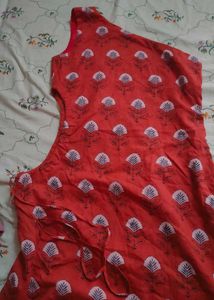 Red Printed One Piece