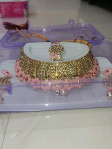Pink Embroidered Lehenga Choli