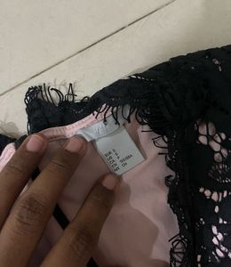 H&amp;M Black Lace Dress