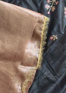 Black Embroidered Lehenga Choli Set