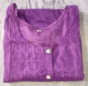 Purple Short Kurti