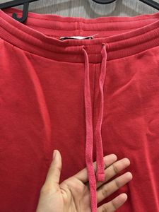 Zara Red Sweatpants