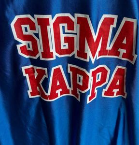 Sigma Kappa Blue Jersey Tank Top