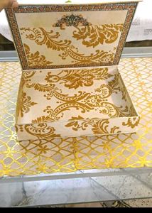 9. Decorative Gift Box with Floral Accent