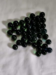 Black Glass Marbles Craft Supply ( 40 marble