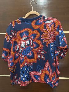 Adidas Colorful Print Cropped Top