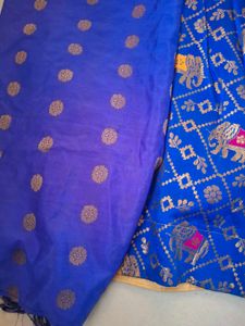 Blue Elephant Print Lehenga Choli