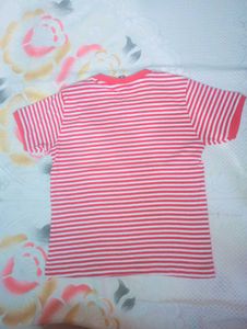 Striped Red &amp; White Tee