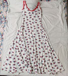 New Floral Super Flared Dress