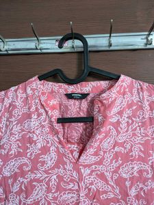 Flowy Pink Floral Tiered Dress