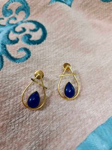 Elegant Blue Drop Earrings