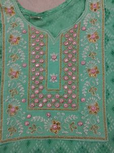 Embroidered Kurta Set with Pants