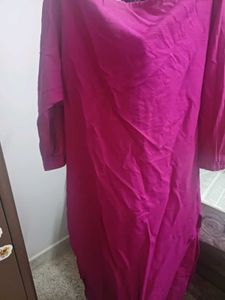 Embroidered dark Pink Kurta