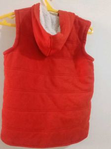 Boys Sleeveless Hooded Jacket