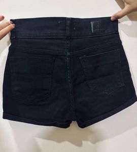 High-Waisted Denim Shorts