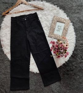 COMBO of olive green cargo &amp; Black straight jeans