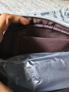 Shiny Silver Shoulder Bag