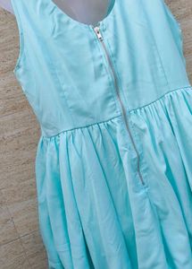 Light Blue Tiered Mini Dress