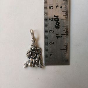 925 Silver Oxidised Hanuman Ji Pandent