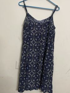 Blue Strep Dress