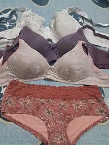 combo Of Four Imported Bra n panty