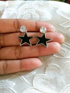 Studded Star Earrings