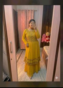 Yellow Embroidered Kurta Set