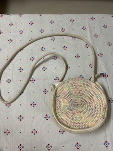 Boho Chic Crochet Crossbody Bag