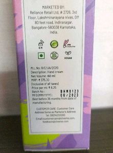 Zivame Hydrating Miami Hand Cream