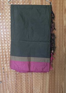 Beautiful Brown &amp; Pink Saree
