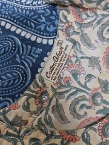 Floral Print Cotton Kurta