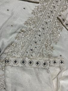 Elegant White Kurta Set with Dupatta