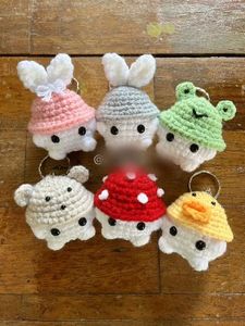 Crochet Kawaii Foodie keychain(1 piece)