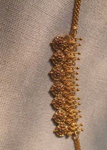 Elegant Gold-Plated Traditional Necklace