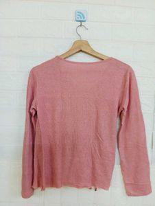 Pink Long Sleeve Top