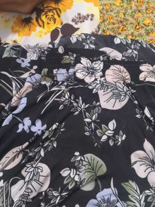 Beautiful Floral Print Dress Material