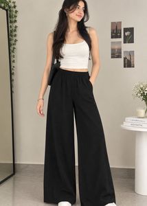 Black Wide Leg sweatpants