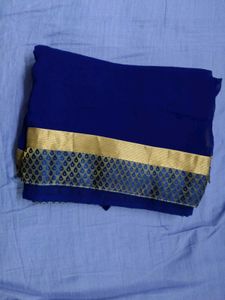 Elegant Blue Saree