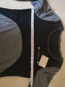 New Korean Stylish Colourblock Top