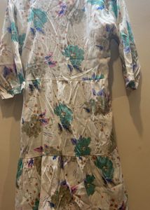 Bohemian Floral Tiered Midi Dress