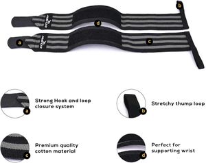 Mayor Secure Gym Gloves Wrist Support (Free Size)