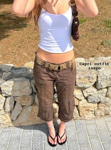 Women's chic Plaid Capris