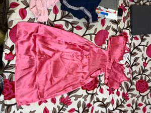 Pretty Pink Satin Dress