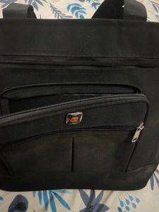 Durable Black Bag with Multiple Pockets