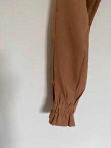 Shein Brown ankle tie up pants