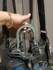 Unique Desigual Patchwork Hobo Bag
