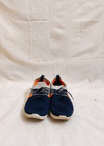 Airstyle Navy Blue Lace-Up Sneakers Size 10 | Ligh