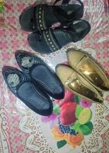 Elegant Flats and Sandals combo