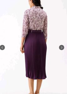 Elegant Pleated Midi Dress